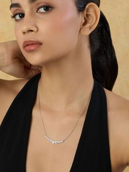 Indinoor - White Aivie Everyday 925 Silver Necklace