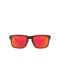 Oakley - Men UV Protected Red Lens Square Sunglasses - 0OO91029102E955