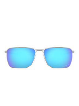Oakley - Men UV Protected Blue Lens Rectangle Sunglasses - 0OO414241420458