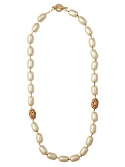 Joules By Radhika - Off White Shell Pearls Necklace