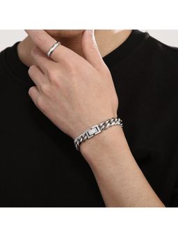 Salty Alpha - Men Laid-back Silver Bracelet