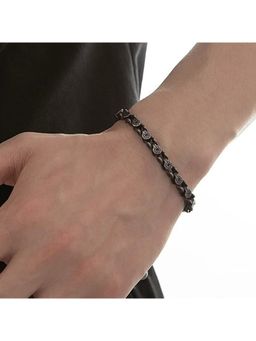 Salty Alpha - Men Black Leopard Classic Bracelet