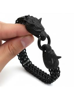 Salty Alpha - Men Black Dark Mode Royal Beast Bracelet