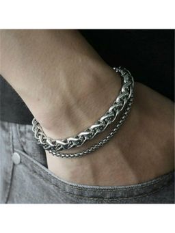 Salty Alpha - Men Mighty Silver Bracelet