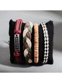 Salty Alpha - Men Multi-Color Faithful Adorn Bracelets (Pack of 4)
