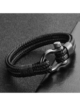 Salty Alpha - Men Black The Minimalist Bracelet
