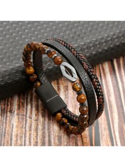 Salty Alpha - Men Brown Ember Forge Bracelet