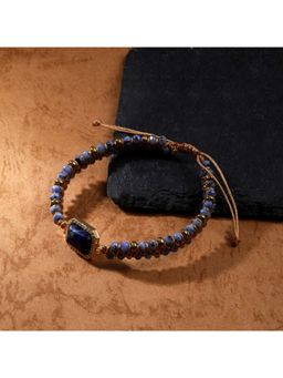 Salty Alpha - Men Blue Emperor Stone Braided Bracelet