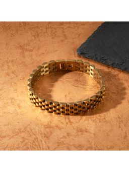 Salty Alpha - Men Gold Rolex-Style Chain Bracelet