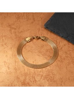 Salty Alpha - Men Golden Mesh Bracelet