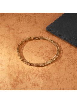 Salty Alpha - Men Gold Dorado Serpentine Bracelet