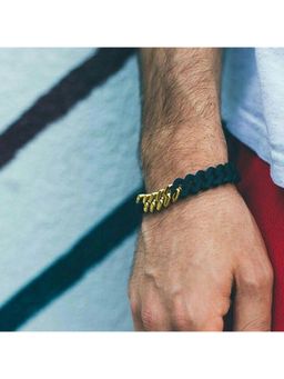 Salty Alpha - Men Gold-Black Fusion Cuban Link Bracelet