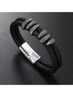 Salty Alpha - Men Black Crown Line Clawed Bracelet