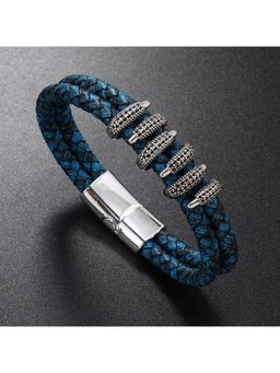 Salty Alpha - Men Blue Dark forge Clawed Bracelet