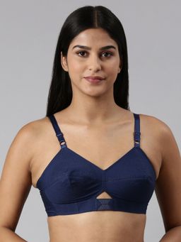 BLOSSOM - Double Layered Round Stitch Bra Authentic - Blue