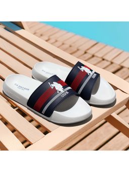 U.S. POLO ASSN. - Men Rafa White Sliders