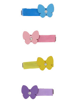 Accessorize London - Butterfly Salon Clips (Pack of 4)