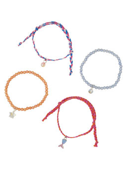 Accessorize London - Mermaid Friendship Bracelets (Pack of 4)