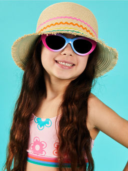 Accessorize London - Natural Ric Rac Straw Hat