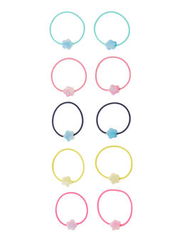 Accessorize London - Girl Flower Pony (Pack of 12)