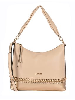 LANCETTI - Legend Beige Soft One Size Hobo Handbag
