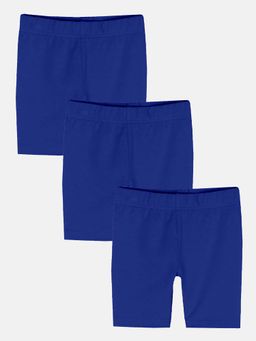 KiddoPanti - Girls Cycling Shorts (Pack of 3)