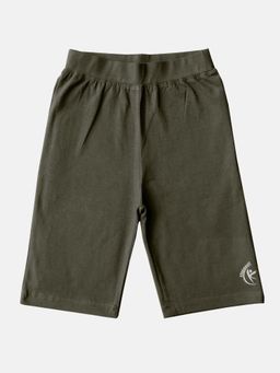 KiddoPanti - Girls Knee Length Cycling Shorts