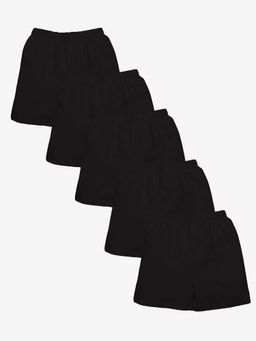 KiddoPanti - Girls Cycling Shorts (Pack of 5)