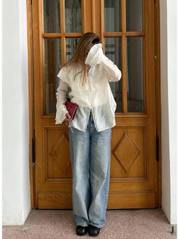 Miakee - White Solid Martell Top