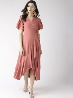 Twenty Dresses by Nykaa Fashion - Pink Living It Up Midi Dress