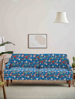 Chumbak - Nawab Couch - India Paisleys Blue