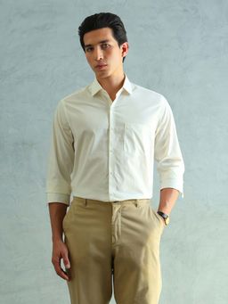 Arrow - White Solid Slim Fit Shirt