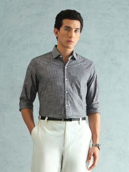 Arrow - Grey Solid Slim Fit Shirt