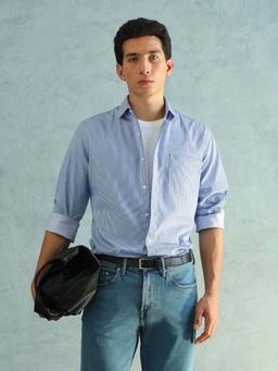 Arrow - Blue Stripes Slim Fit Shirt