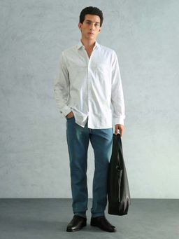 Arrow - White Checks Slim Fit Shirt