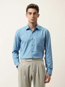 Arrow - Blue Solid Slim Fit Shirt