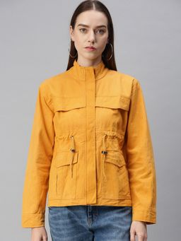 Voxati - Womens Denim Jacket Mustard