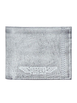 Justanned - Oxidized Light Grey Mens Bifold Leather Wallet
