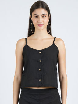 Banana Labs - Banana Essentials Black Crop Top