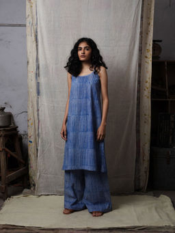 Banana Labs - Pin Indigo Tunic with Palazzo (Set of 2)