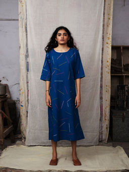 Banana Labs - Sprinkle Blue Shift Dress