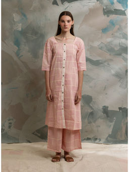 Banana Labs - Clove Geometric Kurta with Palazzo (Set of 2)