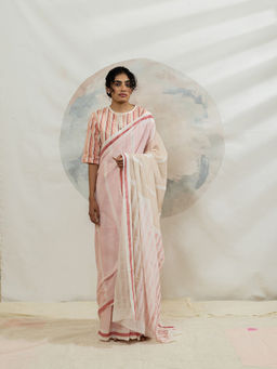 Banana Labs - Clove Caroline Printed Saree without Blouse