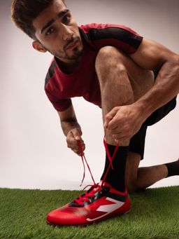 Bacca Bucci - “Strike X” Firm ground Football Shoes Red
