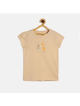 MINI KLUB - Kids Girls Beige Knit Top