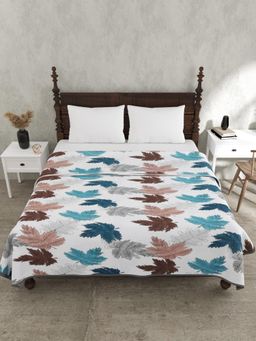 JAIPUR FABRIC - Maple Leaf Multi-Color Double Bed Dohar (Double)