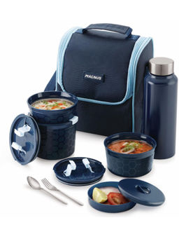 MAGNUS - MICROWAVE SAFE NEO 5pcs Lunch Box with Bag set