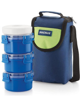 MAGNUS - Vega 3 Airtight & Leakproof BPA Free Lunch Box Set