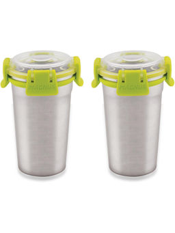MAGNUS - Airtight & Leakproof 350 ml Stainless Steel Tumbler Pack of 2