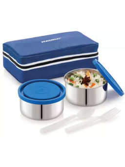 MAGNUS - 2 Stainless Steel Lunch Box Office & School Set